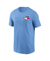 Nike Men's Powder Blue Toronto Jays 2-Hit T-Shirt