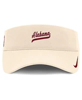 Nike Men's Natural Alabama Crimson Tide Primetime Ace Adjustable Visor Hat
