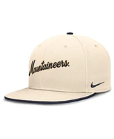 Nike Men's Natural West Virginia Mountaineers Primetime True Performance Fitted Hat
