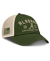 Fanatics Men's Olive Alabama Crimson Tide Oht Military Appreciation Frontier Trucker Adjustable Hat