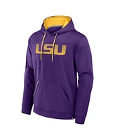 Fanatics Men's Purple Lsu Tigers Defender Dot Faded Primary Pullover Hoodie