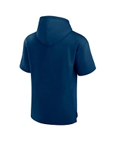 Fanatics Men's Deep Sea Blue Seattle Kraken Elements Ready Short Sleeve Pullover Hoodie