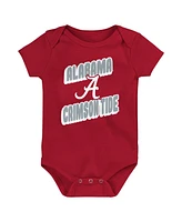 Outerstuff Newborn Crimson Alabama Tide Sunday Comics Bodysuit 3-Pack