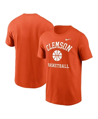 Nike Men's Orange Clemson Tigers Basketball Icon T-Shirt