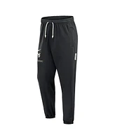 Nike Men's Black West Virginia Mountaineers Basketball Travel Fleece Performance Pants
