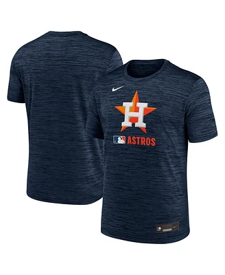 Nike Men's Navy Houston Astros Authentic Collection Velocity Performance Practice T-Shirt