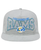 New Era Men's Gray Los Angeles Rams Corduroy Golfer Adjustable Hat