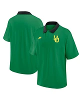 Nike Men's Green Oregon Ducks Legacy Jersey Club Oversized Fit Polo Shirt