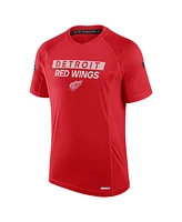 Fanatics Men's Red Detroit Red Wings Authentic Pro Rink Tech T-Shirt