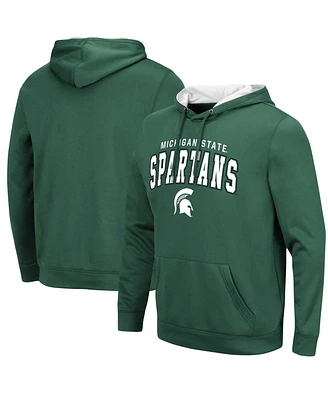 Colosseum Men's Green Michigan State Spartans Resistance Pullover Hoodie