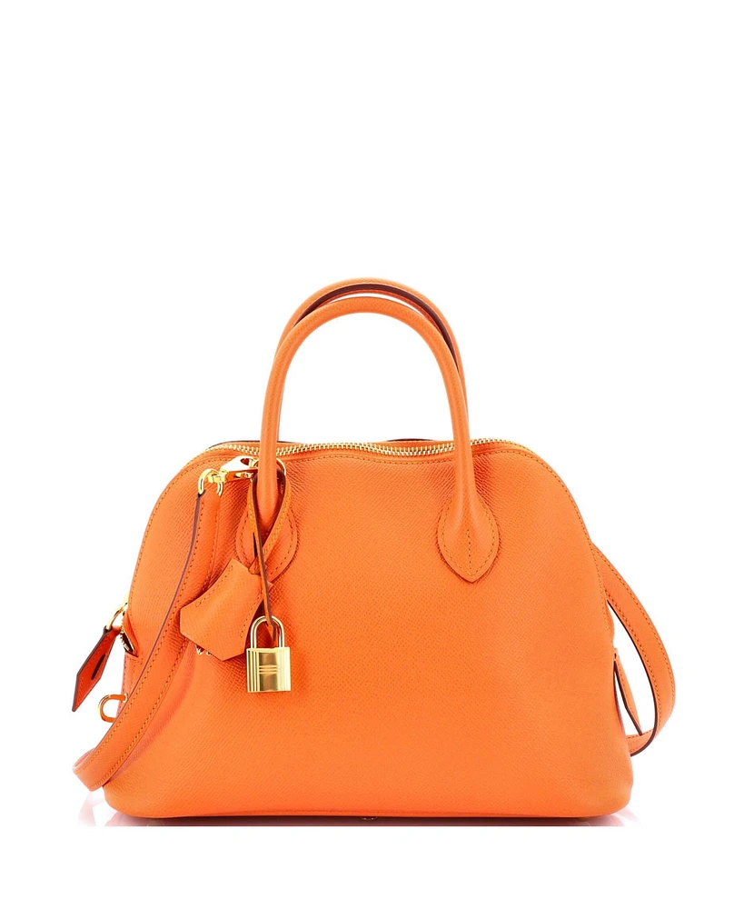 Pre-Owned Hermes 25 Bolide 1923 Bag Epsom
