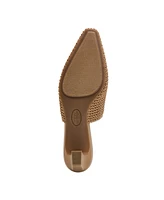 Anne Klein Women's Sianna Knit Block Heel Mules