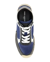 Karl Lagerfeld Paris Men's Lace Up Espadrille Chunky Sole Sneakers