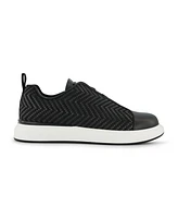 Karl Lagerfeld Paris Men's Front Crossed Slip On Sneakers