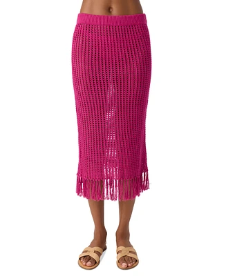 O'Neill Juniors' Pull-On Crochet Skirt Cover-Up