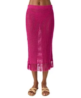 O'Neill Juniors' Pull-On Crochet Skirt Cover-Up