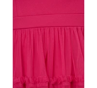 Aidan by Adrianna Papell Plus Square-Neck Tiered Dress
