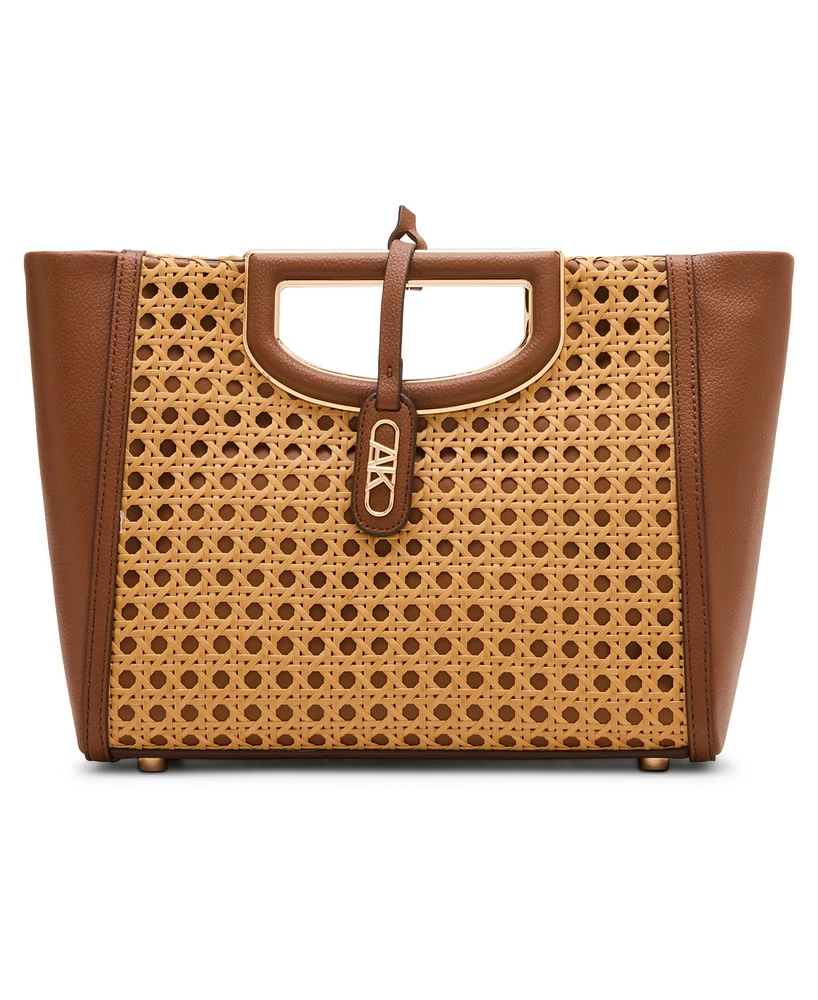 Anne Klein Caning Small Satchel Bag