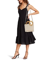 Anne Klein Circle Handle Medium Tote Bag