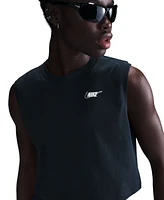 Nike Sportswear Women's Club Cotton Sleeveless Cropped Logo T-Shirt