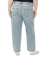 Silver Jeans Co. Plus 90s High Rise Relaxed Straight Leg