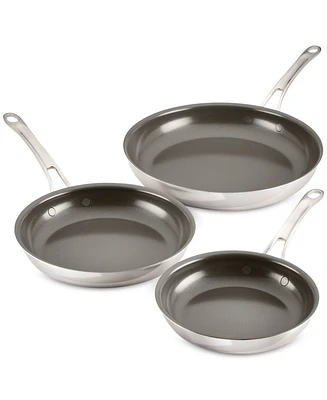 Anolon EverLast Ceramic Nonstick 3-Pc. Skillet Set