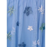 Adrianna Papell Women's Beaded Tiered Mesh Dress