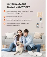 Dog Camera D01 Plus, 5G WiFi Pet Camera with Treat Tossing, 1080P Hd with Night Vision for Pet Viewing, Two Way Audio Communication Designed for Dogs
