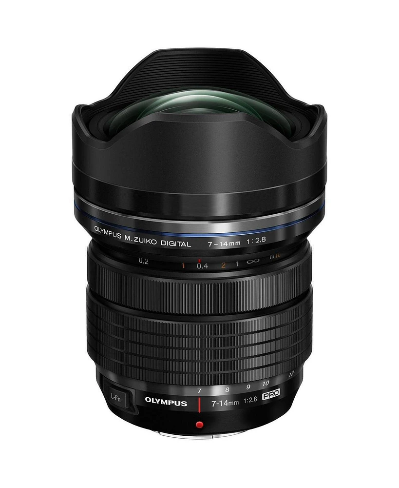 Olympus M.Zuiko Digital Ed 7-14mm f/2.8 Pro Lens for Micro Four Thirds, Black