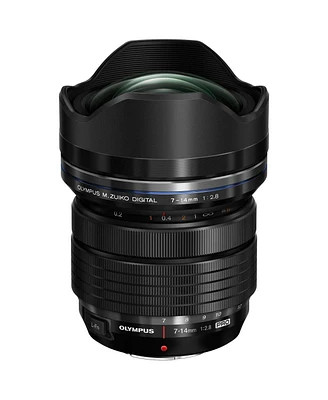 Olympus M.Zuiko Digital Ed 7-14mm f/2.8 Pro Lens for Micro Four Thirds, Black