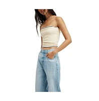 Cotton On Women's Loose Cuff Jean
