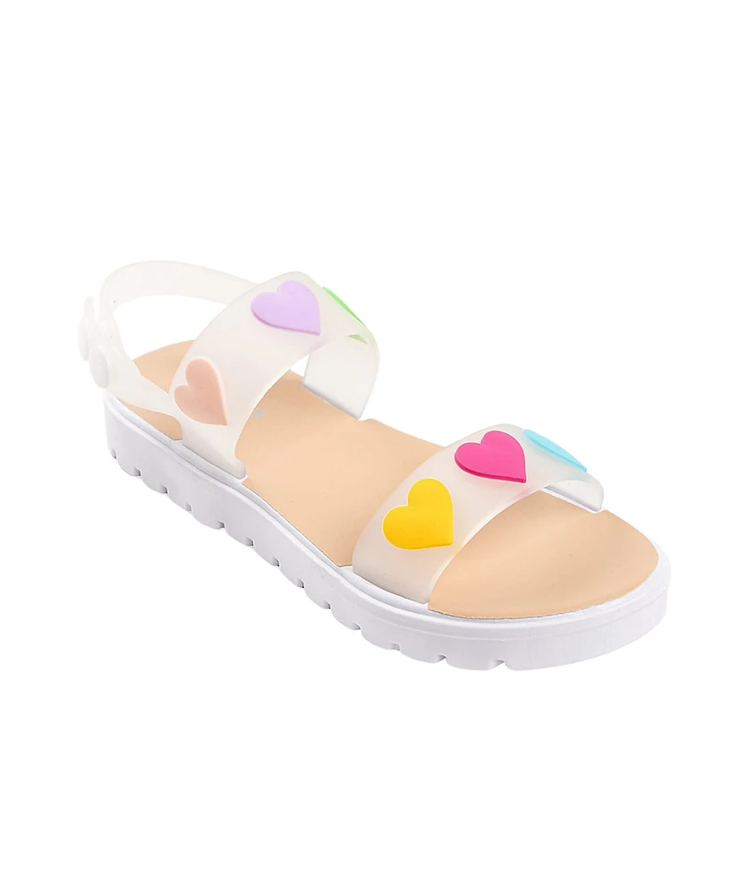 Bebe Little Girls Trendy and Comfortable with Charms Sandals