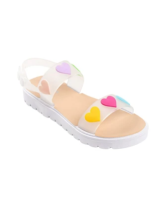 Bebe Little Girls Trendy and Comfortable with Charms Sandals