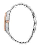 Maserati Men's Date Two-Tone Metal Band Watch, 43mm