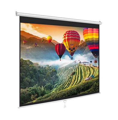 Pyle Universal 72-Inch Roll-Down Manual Projection Screen Matte White (42.5" x 56.6")