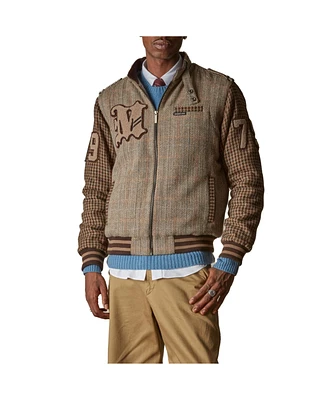 Members Only Men's Tweed Varsity Jacket