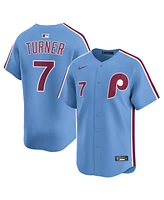 Nike Men's Trea Turner Light Blue Philadelphia Phillies Alternate Limited Player Jersey