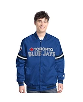 Starter Men's Royal Toronto Blue Jays Scout Full-Snap Varsity Jacket