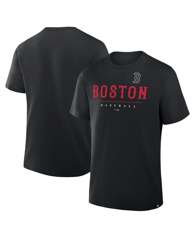 Fanatics Men's Black Boston Red Sox Color Pop Legacy Clubhouse T-Shirt