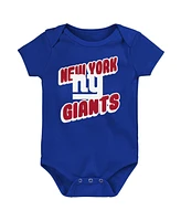 Outerstuff Baby Boys and Girls New York Giants Play Day Bodysuit, Set of 3