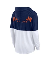 Fanatics Women's Navy/White Houston Astros Backup Option Pullover Hoodie
