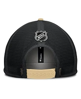 Fanatics Men's Gray/Gold Vegas Golden Knights Authentic Pro Hometown Rink Foam Trucker Snapback Hat