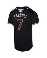 Nike Big Boys and Girls Corbin Carroll Black Arizona Diamondbacks Alternate Limited Player Jersey
