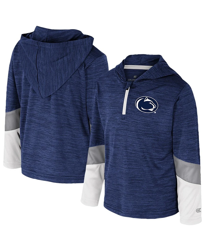 Colosseum Toddler Navy Penn State Nittany Lions Rylos Quarter-Zip Windshirt