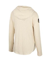 Colosseum Women's Cream Texas Tech Red Raiders Oht Military Appreciation Casey Raglan Long Sleeve Hoodie T-Shirt