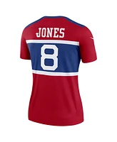 Nike Women's Daniel Jones Red New York Giants Alternate Legend Player Performance Top