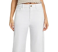 Guess Women's Bellflower Cropped Wide-Leg Jeans