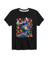 Hybrid Big Boys Lilo Stitch Live Action Fruit Graphic T-Shirt