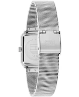Tommy Hilfiger Women's Quartz Silver-Tone Stainless Steel Bracelet Watch, 21.3mm