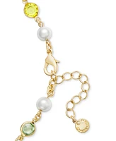 Charter Club Gold-Tone Stone & Imitation Pearl Strand Necklace, 42" + 2" extender, Exclusively at Macy's
